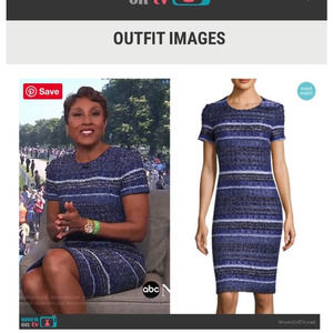 St. John Eva Tweed Sheath Dress